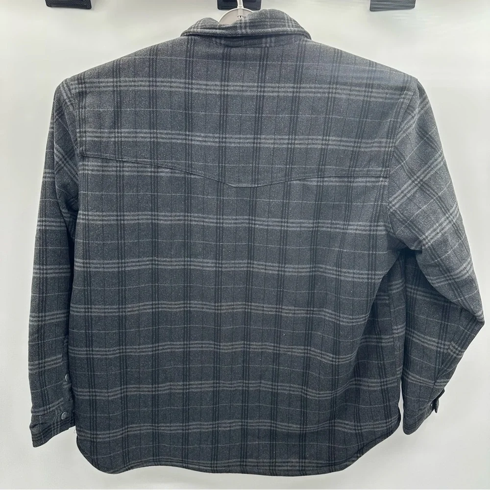 Outback Trading Company Men's Harrison Plaid Button Gray Jacket Size XXL NWT New